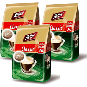 Philips Senseo Cafe Rene Regular Classic Roast Coffee Pads - Brown by CAFE-RENE