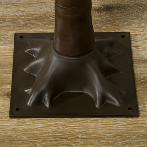 HOMCOM Artificial Gypsophila Tree with Lights Baby Breath Flowers - Brown / 4ft by HOMCOM