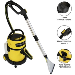 MAXBLAST Wet and Dry Vacuum Cleaner 20 L - Yellow by Maxblast