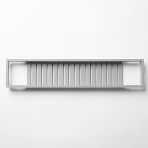 Wooden Natural Bamboo Bath Rack - Grey by OHS