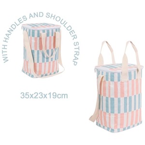 Insulated Pastel Cool Bag 15L Lunch Picnic Bag With Shoulder Strap - Multicoloured by RSW