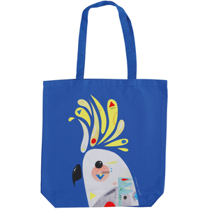 Maxwell Williams Tote Bag Pete Cromer Cockatoo - Blue by Maxwell Williams