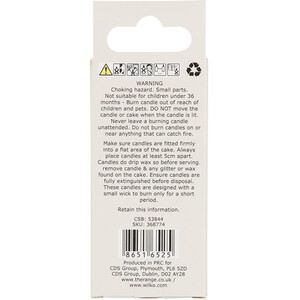 Coloured Number Candle - Pink / 7 by My Party