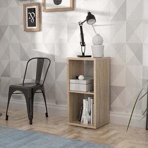 Mauro 1-Shelf Unit - Sonoma Oak by Furniture To Go