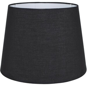 Modern Tapered Table Floor Lamp Light Shade With Black Fabric Finish - Black by ValueLights