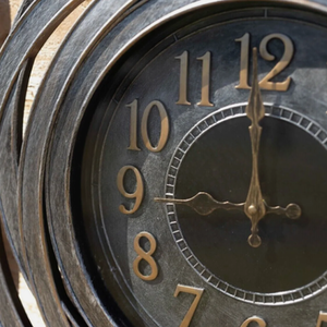 Silver Garden Wall Clock - Silver by Garden Mile