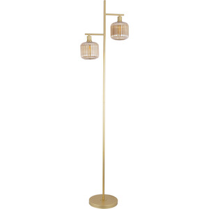 Micah Floor Lamp - Champagne and Gold