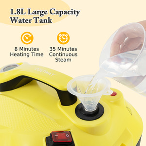 1.8L Water Tank Steamer Steam Cleaner by Costway