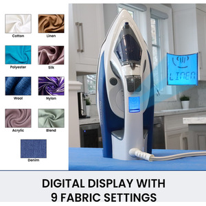 Kenmore Digital Power Steam Iron - White by Koolatron
