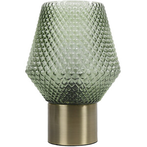 Juniper Glass Table Lamp - Green