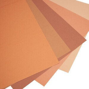 Pack of 50 Crafty Club A4 Card - Orange by Crafty Club