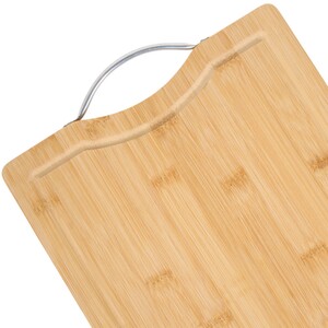 Bamboo Chopping Board Wire handle - Natural / Medium