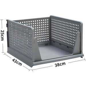 Storage Box Stackable Clothes Drawer Unit - Grey / 25cm by Kidkid