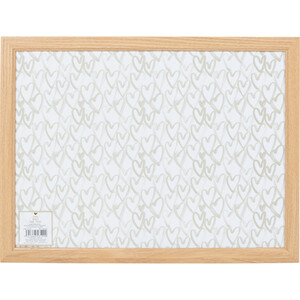 Gold Heart Lap Tray - Natural