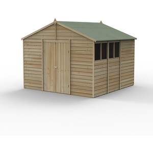 4LIFE Apex Shed 10x10 - 4 / No Installation / Without Base by Forest Garden