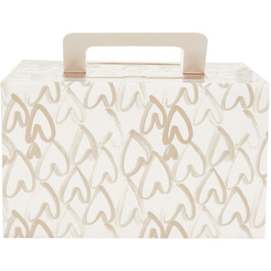 Pack of 2 Hearts Cake Boxes - Neutral