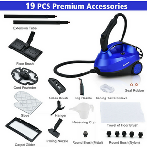 Multipurpose Steam Cleaner with 20 Accessories by Costway