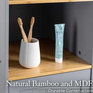 Tallboy Bathroom Cabinet - Grey by Christow