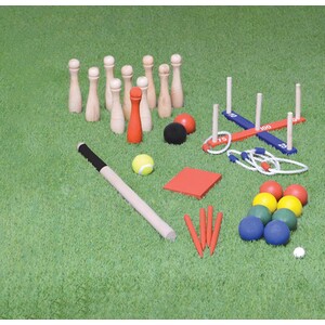 4-in-1 Wooden Games