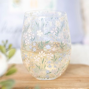Ditsy Floral Glass - clear by Gloriously Good