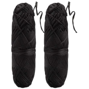 2 x 30m Antibacterial Bamboo Charcoal Dental Floss Refills - Black by Legend