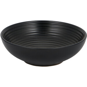 Nera Ribbed Pasta Bowl - Black