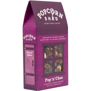 Chocolate Gourmet Popcorn Shed - Purple by Popcorn Shed