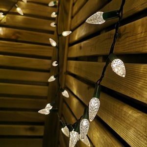 Multi action Pine Cone Christmas Lights - Warm White by Samuel Alexander