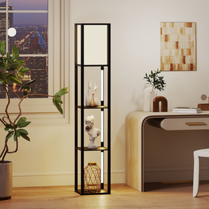 Modern Floor Lamp - Black by Costway
