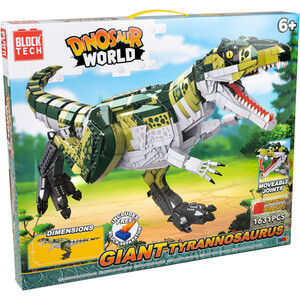 Block Tech Giant Dino T Rex - Green