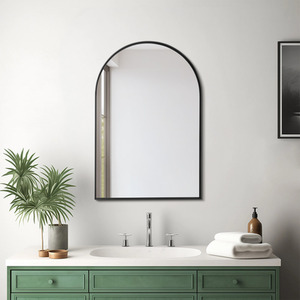 Arch-Shape Metal Framed Bathroom Wall Mirror by lifeideas