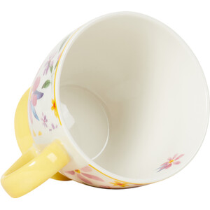 Flower Footed Mug - Yellow