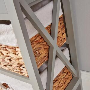 Home Source Dartmouth 2 Drawer Chest Storage Unit - Grey by Home Source