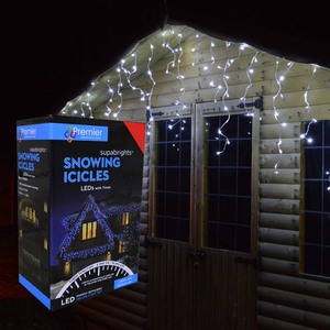 LED Christmas Lights Snowing Icicle brights by Samuel Alexander