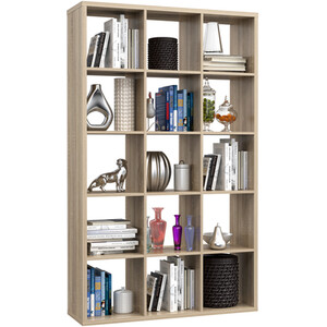 Mauro 3x5 Shelving Unit - Sand Oak by Furniture To Go