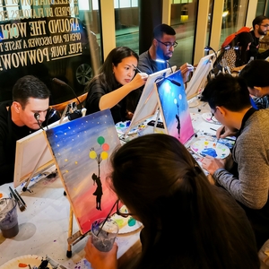 Sip and Paint Experience for Two - Pink by Find Me A Gift