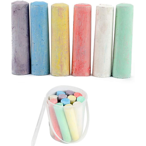 12Pc Sidewalk Jumbo Chalk Bucket - Multi by UMKYTOYS