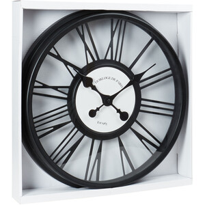 Round 3D Clock - Black