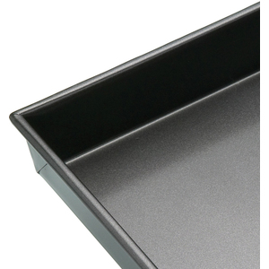 Set of 2 MasterClass Non-Stick 35cm x 24cm Rectangular Deep Pans - Grey by MasterClass