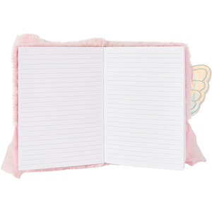 Plush Pig Notebook A5 - Pink by i doodle