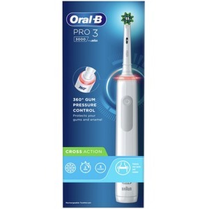 Oral B Pro 3 3000 Electric Toothbrush - White by Oral-B