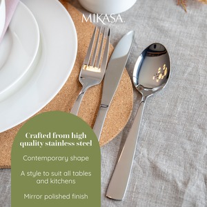 24 Piece Cutlery Set - Silver by Mikasa