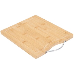 Bamboo Chopping Board Wire handle - Natural / Medium