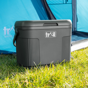 22L Cool Box with Ice Freezer Blocks - Grey by Trail