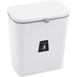 Kitchen Compost Bin for Countertop or Under Sink Hanging Small Trash Can by Livingandhome