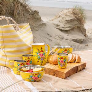 Pansy Picnic Bowl - 21.5cm - Buttercup Pansy / 18.5cm by Billy Can