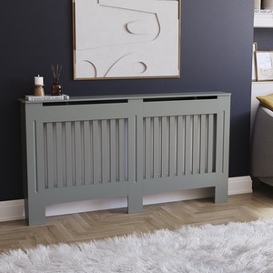 Chelsea Radiator Cover - Grey / 152cm by Vida Designs