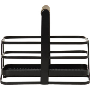 Malmo Storage Caddy with Handle - Black