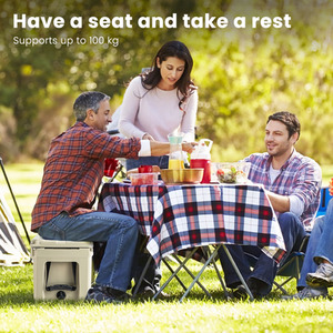 28L Rotomolded Cooler Insulated Portable Ice Chest by Costway