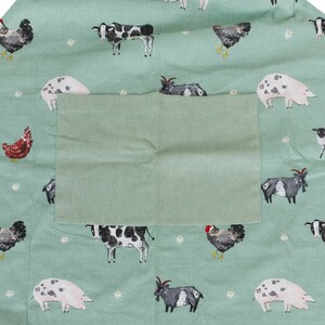 Daisy Farm Apron - Green